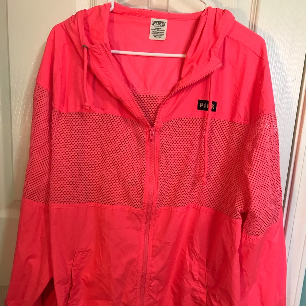 Hot Pink VS PINK Mesh Windbreaker